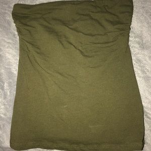 Green tube top